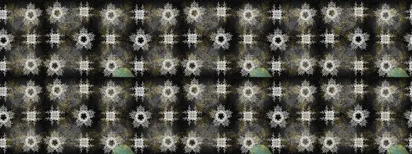 Raster eskiz şablonu altın antika ortaçağ dekoratifi, yapraklar ve siyah, kahverengi ve gri renkte altın desenli süslemeler. Kraliyet lüksü, altın barok kumaş rengi..