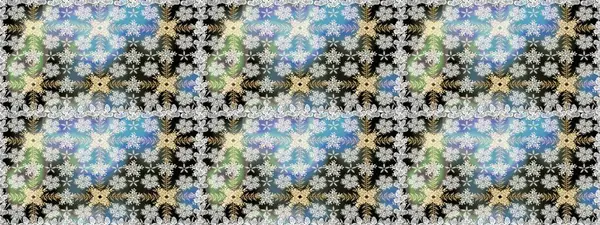 Raster illüstrasyonunda kusursuz çiçek deseni. Gri renkli çiçekler.