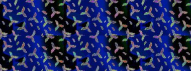 Noel süsleri ve Noel süsleri. Raster Noel soyut renkli arkaplan ve düşen kar tanesi.