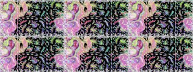 Siyah ve nötr el çizimi desen. Karalama çiçekleri kusursuz desen. Sanat, tarafsız ve ilham verici bir çiçek ve arkasında iz bırakır. Raster deseni.