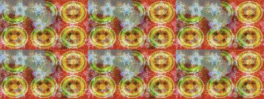 Grafiksel element dekorasyonu. Kar Tanesi Mozaik ikonu. Raster illüstrasyonu. Kahverengi, nötr ve turuncu siluet kar tanesi işareti. Sembol kışı, donmuş, Noel, yeni yıl tatili. Düz tasarım.