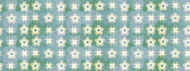Sevimli çiçek raster deseni. Modaya uygun kumaş deseni. Renkli Yaz Temalı eskiz kalıbı. Düz Çiçek Elementleri Tasarımı.