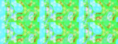 Renkli elementlerle Raster ilginç desen