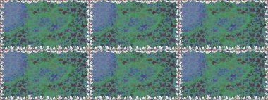 Çiz, çiz, çiz. Basit bir şekilde. Yeşil ve mavi renkli tropikal kelebek deseni. Raster illüstrasyonu. Kelebek resmi..