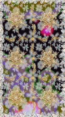 Klasik raster şablonu. Gri ve altın desenli. Tekrarlayan ögelerle kusursuz soyut arkaplan.