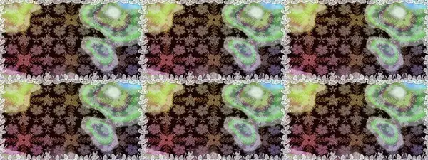 Raster suluboya çiçek deseni, narin çiçekler, tarafsız çiçekler, tebrik kartı şablonu. Güzel kumaş deseni.