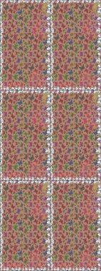 Duvar kağıtları, web sayfası geçmişi, yüzey dokuları, tekstil için mükemmel. Resimlerde tropik kelebekler görülür. Bej ve kahverengi renklerde kusursuz çiçek desenli arka plan. Raster..