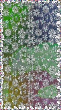 Renkli Yaz Temalı Kusursuz Arkaplan. Gri renkli çiçekler. Düz Çiçek Elementleri Tasarımı. Raster illüstrasyonunda kusursuz çiçek deseni.