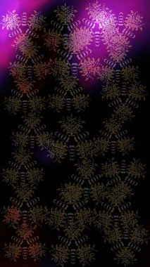 Raster Noel soyut renkli arka plan ve düşen kar tanesi. Noel süslemeleri ve Noel süslemeleri.