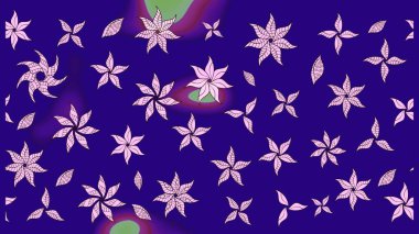 Çiçekli bahar çiçekleri. Motley illüstrasyonu. Moda baskıları için zarif bir şablon. Küçük renkli çiçekler. Küçük çiçekte şirin desenler.