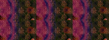 Raster. Düz Çiçek Elementleri Tasarımı. Renkli Bahar Teması çizim şablonu.