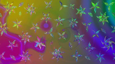 Çiçek kompozisyonu, el boyası, hassas şablon. Üst manzara, yumuşak yeşil renk tarzı. Manzaralı çiçek deseni. Sevgililer günü ve tebrik kartı konsepti için şık bir davet.