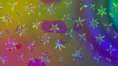 Çiçeğin suluboya çizimlerinin mükemmel deseni. Eski model. Moda baskısı. Dekorasyon ve tasarım için güzel bir desen. Suluboya çizim kalıbı. Raster illüstrasyonu.