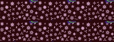 Raster illüstrasyonu. Kahverengi renkli çiçekler. Çizim çiçek deseni duvar kağıdı için kullanılabilir.