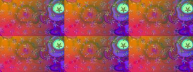 Çiçek arkaplanlı soyut zarafet eskiz deseni. Raster Güzel kumaş deseni.