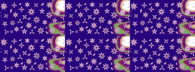 Sabıka fotoğraflarında, bebek kıyafetlerinde, duvar kâğıtlarında, paket kutularında falan kullanılabilir. Zarif, parlak ve mavi çiçek desenli tasarım. Raster..