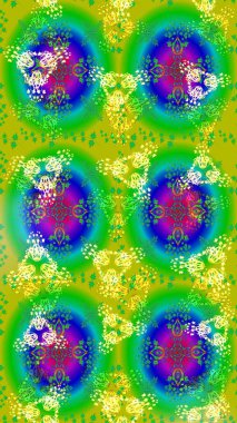 Kış kartı Mutlu Noeller, Yeni Yıl ve Mutlu Tatil Raster çizimleri. Yeşil, sarı ve mavi kar taneli Noel kartı yeşil, sarı ve mavi renklerde. Kar taneleri arkaplanı.