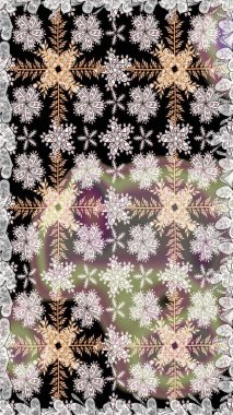 Küçük çiçekteki sevimli çiçek deseni. Raster illüstrasyonu. Modaya uygun kumaş deseni. Kusursuz Tony kumaş deseni.