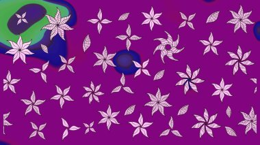 Çiçek arkaplan. Doğa. Çiçek kolajı. Raster deseni. Çiçek kompozisyonu. Küçük çiçekte güzel bir desen var. -mor çiçekler.