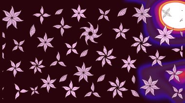 Güzel kumaş deseni. Küçük çiçekteki sevimli çiçek deseni. Güzel karalamalı çiçek desenli çizim. Raster illüstrasyonu.