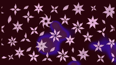 Düz Çiçek Elementleri Tasarımı. Güzel kumaş deseni. Güzel eskiz şekli. Raster çiçekli arka plan. Renkli Yaz Temalı eskiz kalıbı. Yazdır.