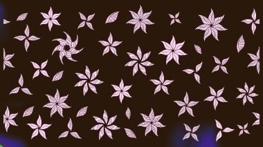 Vadinin çiçekleri kahverengi renklerde. Raster - stok. Suluboya, elle çizilmiş. Taslak arkaplan deseni.