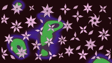 Tony 'nin kumaş kalıbını çiz. Küçük çiçekteki sevimli çiçek deseni. Modaya uygun kumaş deseni. Raster illüstrasyonu.