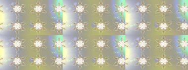 Raster illüstrasyonu. Kar Tanesi Mozaik ikonu. Grafiksel element dekorasyonu. Siluet kar tanesi tabelası izole edilmiş altın renkler. Sembol kışı, donmuş, Noel, yeni yıl tatili. Düz tasarım.