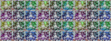 Tarafsız renklerde çiçekler. Çiçeksiz desenli arka plan. Tişört baskısı için çiçek boyama rasteriName.