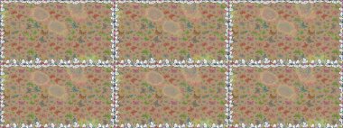 Renkli Kelebeklerle Bahar Arkaplanı. Kart, Davetiye ve Yazdırma için Şirin Kadınsı Desen. Güzel Kelebek Siluetleriyle Moda Dekorasyonu. Bej rengi Raster Arkaplanı.