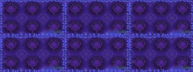 Hediye ambalaj kağıdı, tebrik kartları, posterler ve pankart tasarımı. Raster düz çiçekleri pürüzsüz desen. Mor renkte çiçekler.