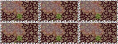 Yumuşak, bahar çiçekli arka plan. Kahverengi renkli çiçekler. Raster çiçek desenli ve çiçekli..