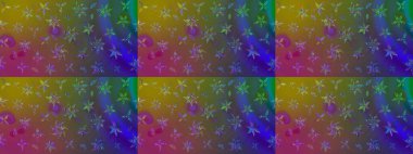 Düz Çiçek Elementleri Tasarımı. Raster çiçekli arka plan. Güzel kumaş deseni. Yazdır. Renkli Yaz Temalı eskiz kalıbı. Güzel çizim şekli..