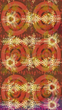 Çiçek arkaplanlı soyut zarafet eskiz deseni. Raster Güzel kumaş deseni.