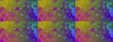 Yeşil renkli çiçekler. Nazik, narin çiçek arkaplanı. Raster çiçek desenli ve çiçekli..