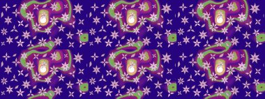 Çiçek arkaplanlı soyut zarafet eskiz deseni. Raster Güzel kumaş deseni.