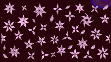 Modern stil dokusu. Çiçek desenli raster, kahverengi çizgi grafik deseni soyut raster arkaplan.