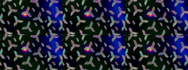 Kar tanesi ikonu, izole edilmiş. Renkli arka planda güzel kar taneleri. Düz dizayn. Raster illüstrasyonu.