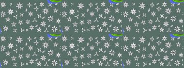 Çiçekli çiçek deseni, suluboya. Tarafsız renklerde çiçekler. Renkli Bahar Teması eskiz kalıbı. Düz Çiçek Elementleri Tasarım Raster illüstrasyonu.