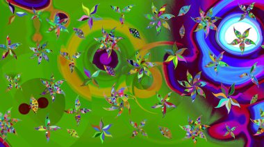 Sevgililer günü ve tebrik kartı konsepti için şık bir davetiye. Üst manzara, yumuşak yeşil renk tarzı. Çiçek kompozisyonu, el boyası, hassas şablon. Manzaralı çiçek deseni.