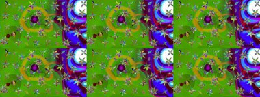 Vadinin yeşil renkli çiçekleri. Soyut etnik raster çizim kalıbı. Çiçekler..