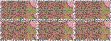 Kağıt, kumaş, ambalaj kağıdı ve duvar kâğıdı tasarımı için hoş bir arkaplan. Çocuk kelebeklerin pürüzsüz deseni. Bej ve nötr renklerde sanat kelebekleri. Raster..