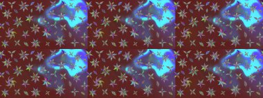 Moda baskıları için zarif bir şablon. Küçük çiçekte güzel bir desen. Robot resim. Küçük renkli çiçekler. Çiçekli yaz çiçekleri. Motley illüstrasyonu.