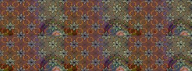 Kar tanesi rengarenk desen. Kar taneleri deseni. Soyut kar taneleri arkaplanda izole edilmiş düz dizayn. Raster illüstrasyonu. Raster kar taneleri arkaplanı.