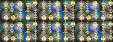 Noel süsleri ve Noel süsleri. Raster Noel soyut renkli arkaplan ve düşen kar tanesi.