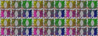 Güzel karalamalar çiçekler ile sorunsuz çiçek desenli. Raster resim. Güzel kumaş deseni. Sevimli çiçek desenli küçük çiçek.