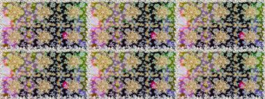 Kusursuz soyut bir arkaplan. Oriental raster klasik gri ve altın desenli. Raster illüstrasyonu.