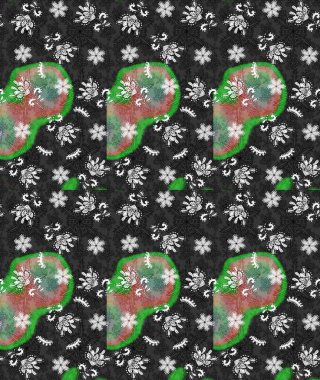 Renkli Bahar Teması eskiz kalıbı. Düz Çiçek Elementleri Tasarımı. Raster Şirin kumaş deseni. Eskiz klasiği.