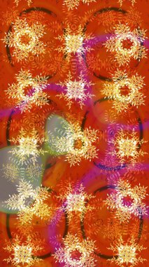 Raster illüstrasyonu. Kar tanesi rengarenk desen. Kar taneleri deseni. Soyut kar taneleri arkaplanda izole edilmiş düz dizayn. Raster kar taneleri arkaplanı.