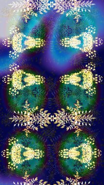 Kumaş, tekstil, duvar kağıdı baskısı için. Eskiz geçmişi. Eski usul. Raster. Raster illüstrasyonu. Tomurcukları çiçekli sevimli çiçek deseni..